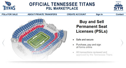 Tennessee Titans PSLs